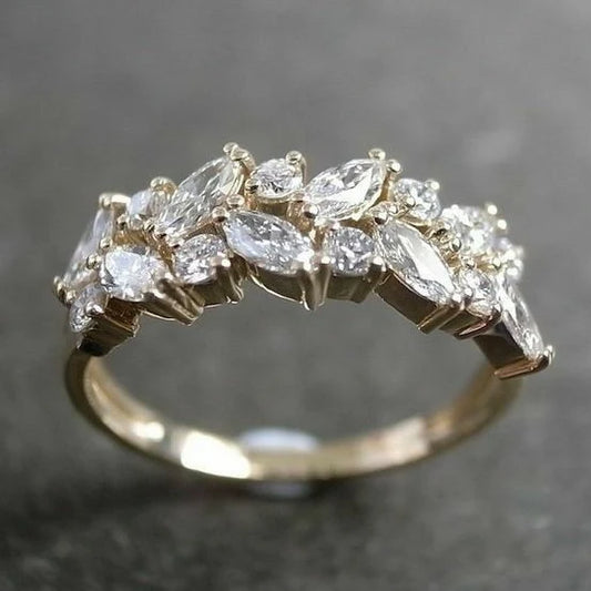 Vintage zirkonia-ring