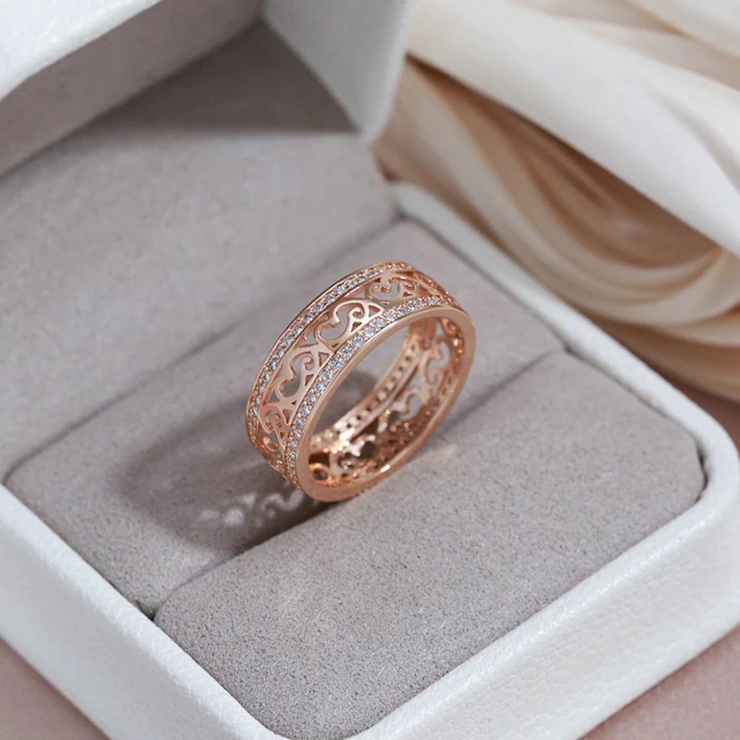 Ivy-ring med elegant zirkonia