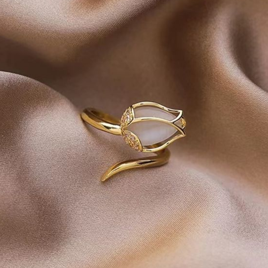 Elegant tulipanring